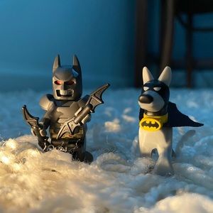 Batman with Dog Mini Figure (minifig)